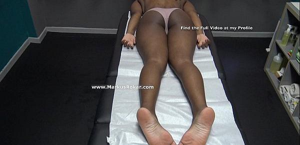  Sexy Black Wife Gets Full Body Sensual Massage